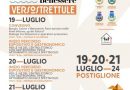 A Postiglione dal 19 al 21 luglio, Cultura, Turismo ed Enogastronomia, con Alburni Borghi, Salute e Benessere: verso Strettule