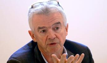 Ryanair, O’Leary: “In Italia possibile target 80 milioni passeggeri”