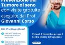 Postiglione: l’8 novembre visite senologiche con lo scienziato dell’Istituto Oncologico Europeo, Giovanni Corso