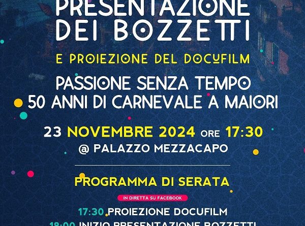 presentazione bozzetti 51 carnevale maiori