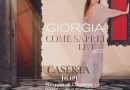 Giorgia festeggia i 30 anni di “Come saprei” con un evento speciale alla Reggia di Caserta